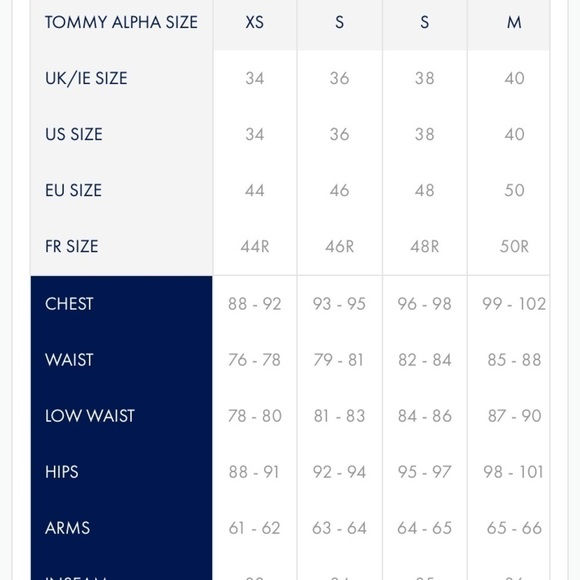 Men’s size small 38L Tommy Hilfiger two-piece suit Blue T23 - Picture 8 of 9